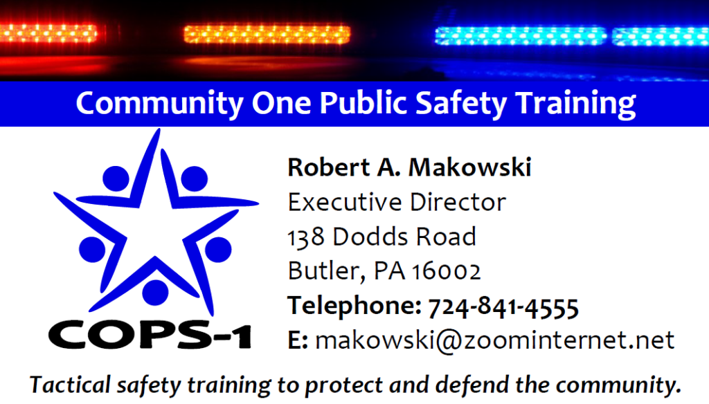 Community One Public Safety Training